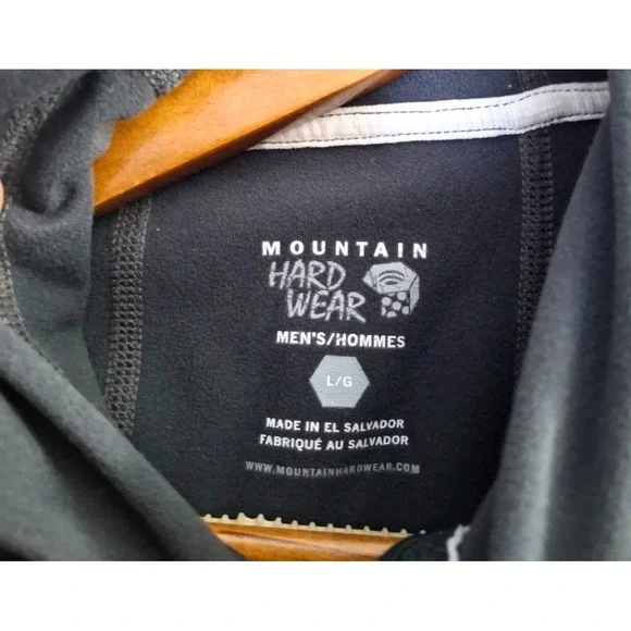 Mountain Hardwear Superpower Running Jacket Men's L* Gray Full Zip Performance - Picture 4 of 10